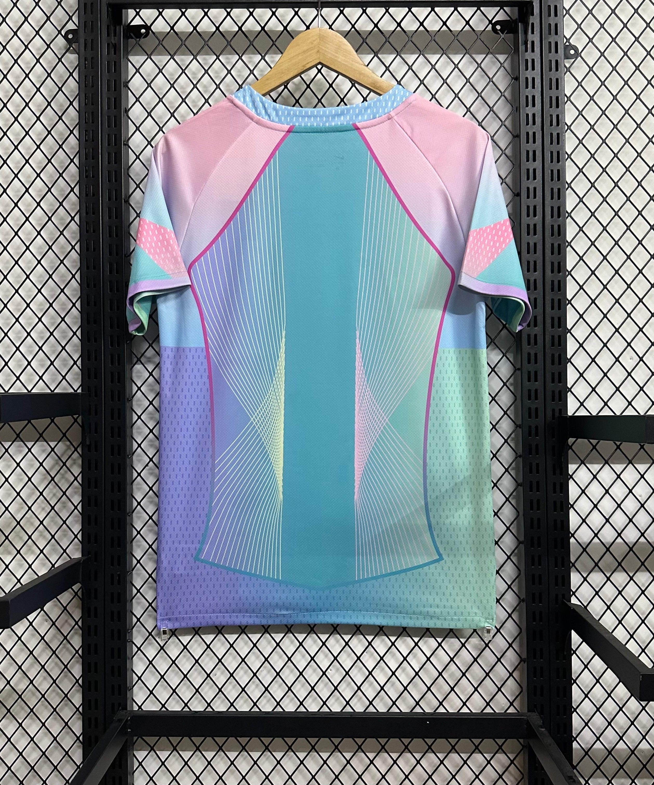 2025/2026 Barcelona Special Edition Pink Blue Gradient Football Shirt