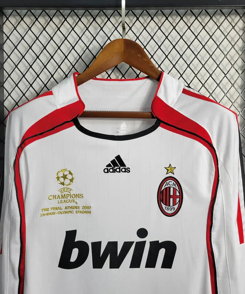 2006/2007 Retro Long Sleeve AC Milan Away Football Shirt 1:1 Thai Quality