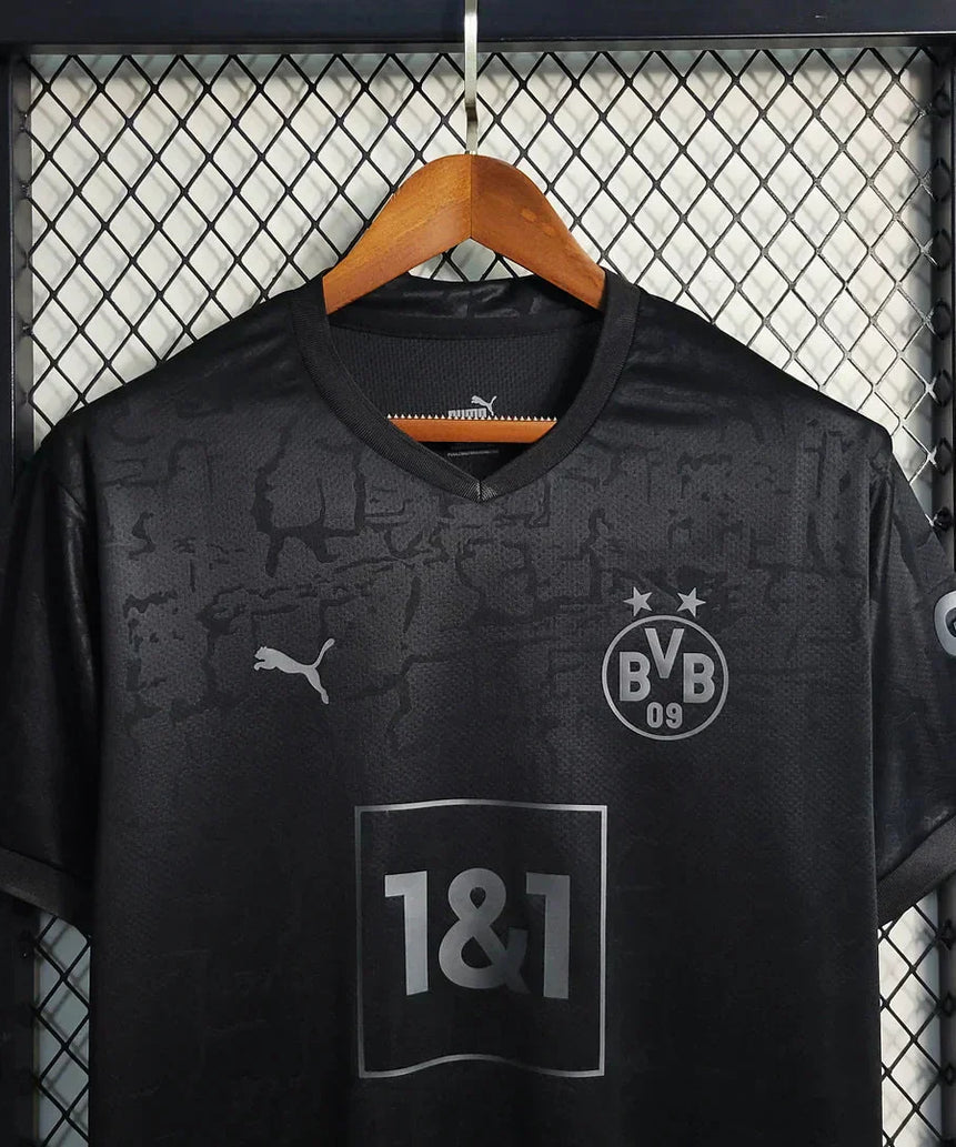 2023 Dortmund Blackout Special Edition Football Shirt