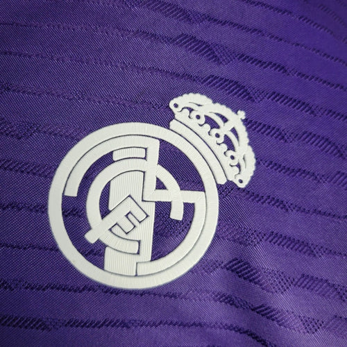 Real Madrid Y-3 Edition Purple Player Version Football Jersey