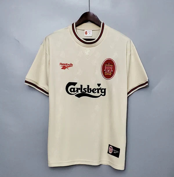 Liverpool 96-97 Away Jersey - Retro Half Sleeve Football Jersey