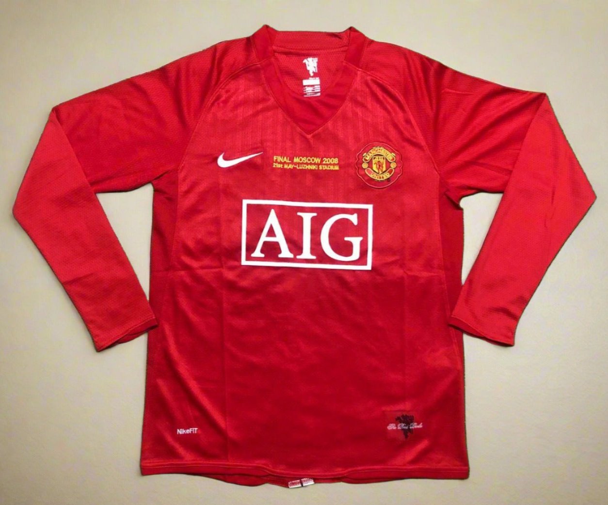 Ronaldo Manchester United 2008 Home Football Jersey - Retro Full Sleeve