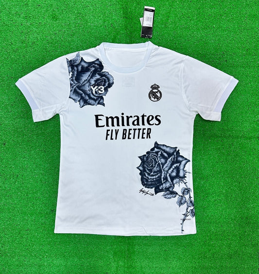 Real Madrid Y-3 Training Kit Fan Version Football Jersey