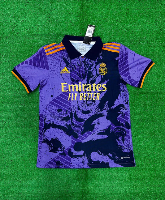 Real Madrid Purple Special Edition Fan Version Football Jersey