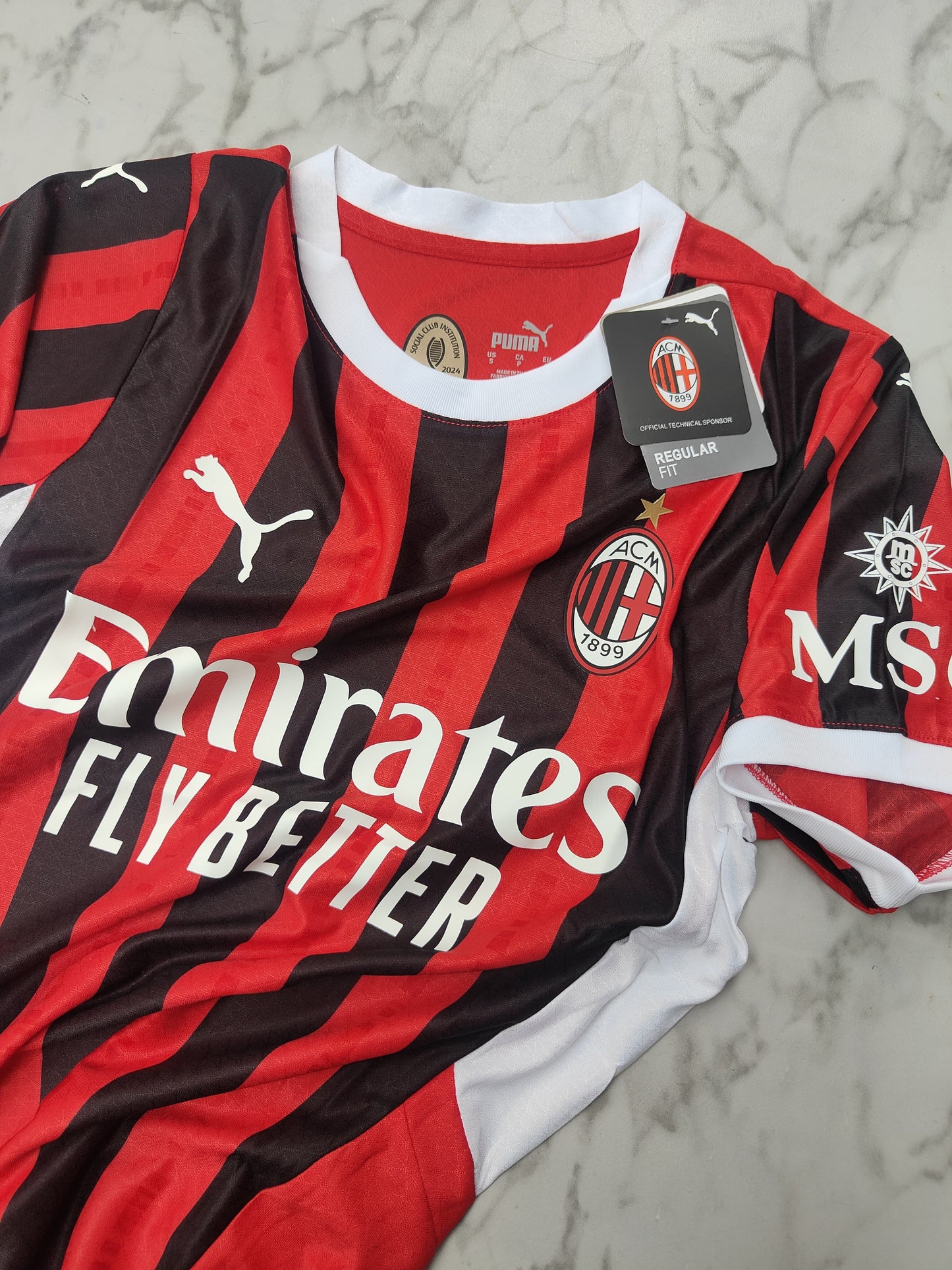 AC Milan Home Jersey - Player Version Football Jersey