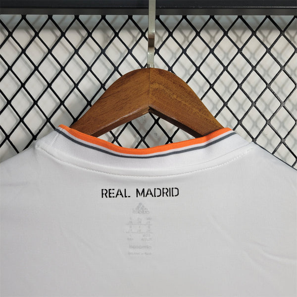 Real Madrid 13/14 Home Jersey - Retro Half Sleeve Football Jersey