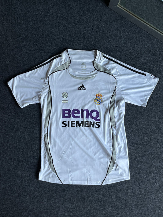 Real Madrid 06/07 Home Football Jersey Authentic Retro