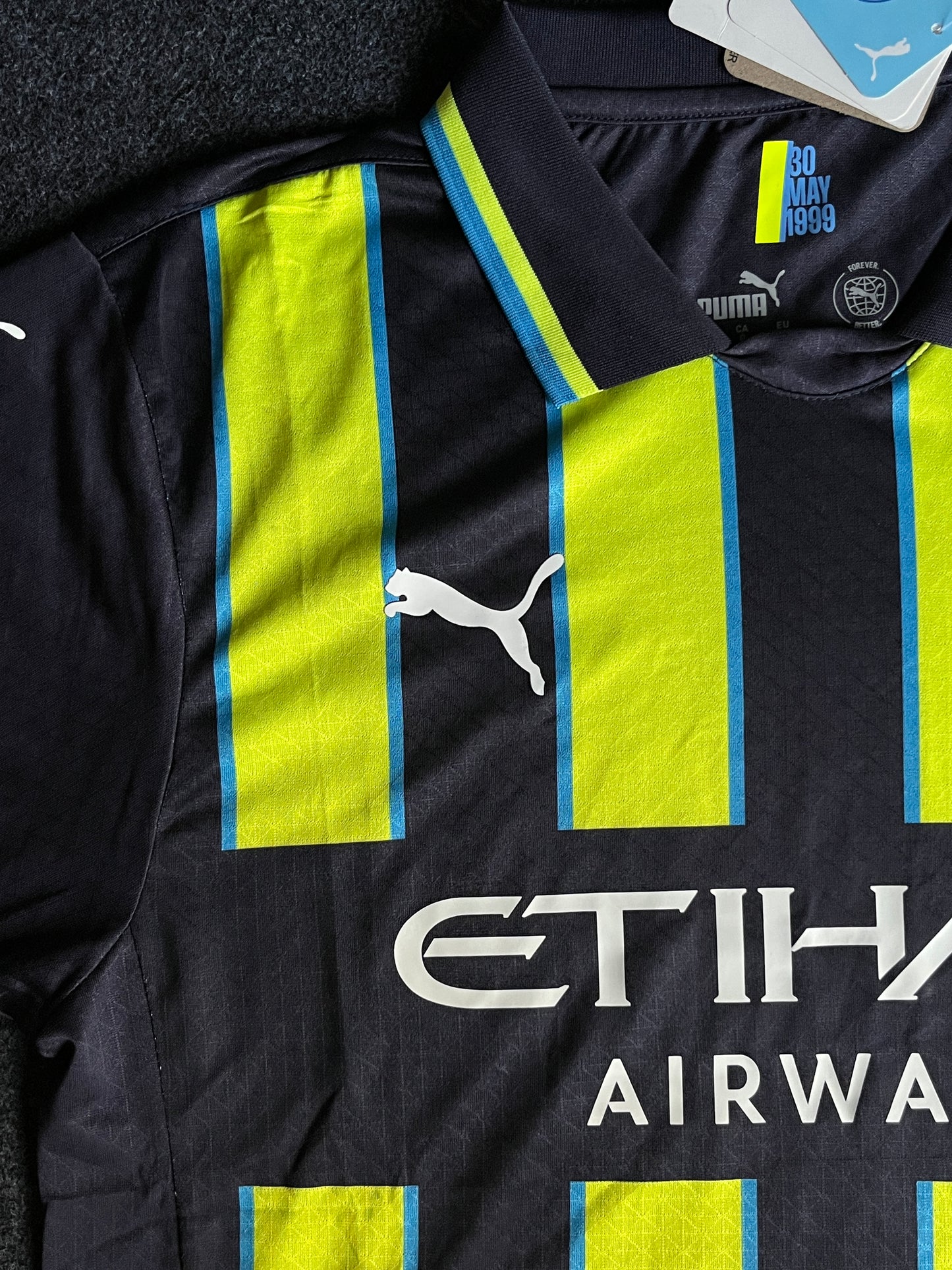 Manchester City 24/25 Away Football Jersey Player Version