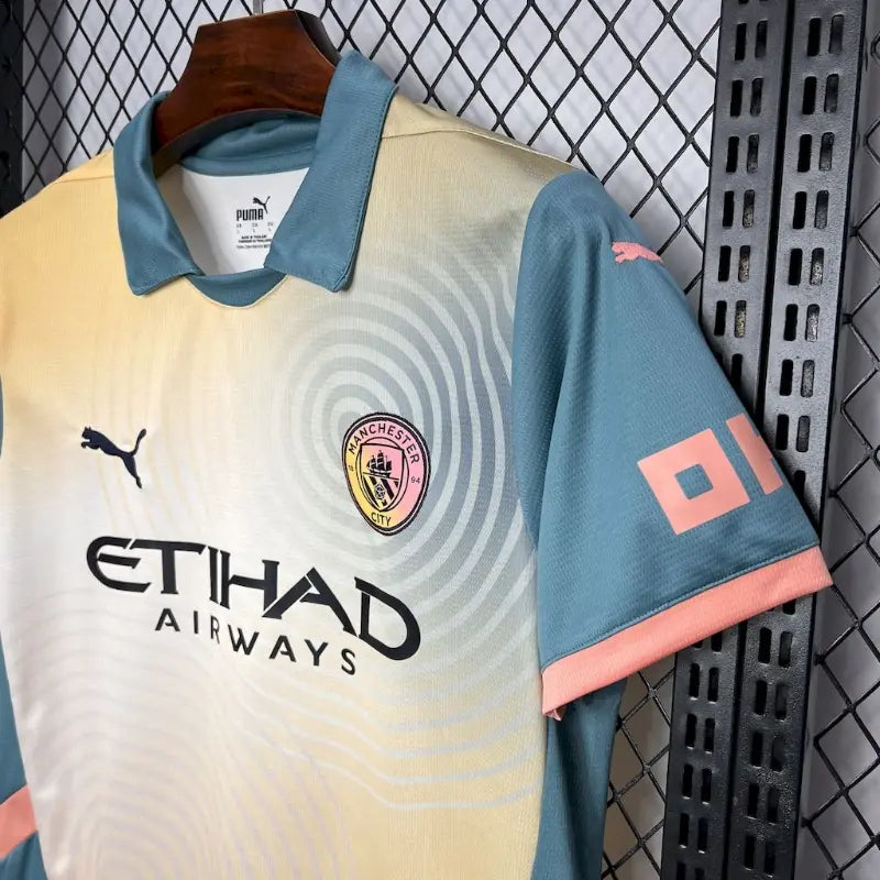 Manchester City 4th Kit Fan Version Football Jersey