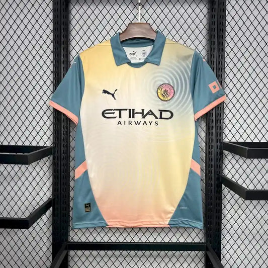 Manchester City 4th Kit Fan Version Football Jersey