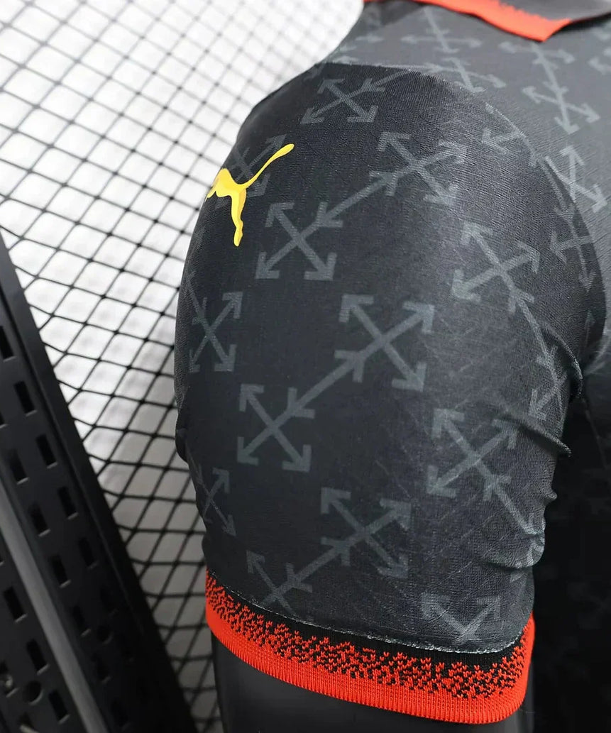 2024/2025 Player Version AC Milan x OFF-WHITE Football Shirt