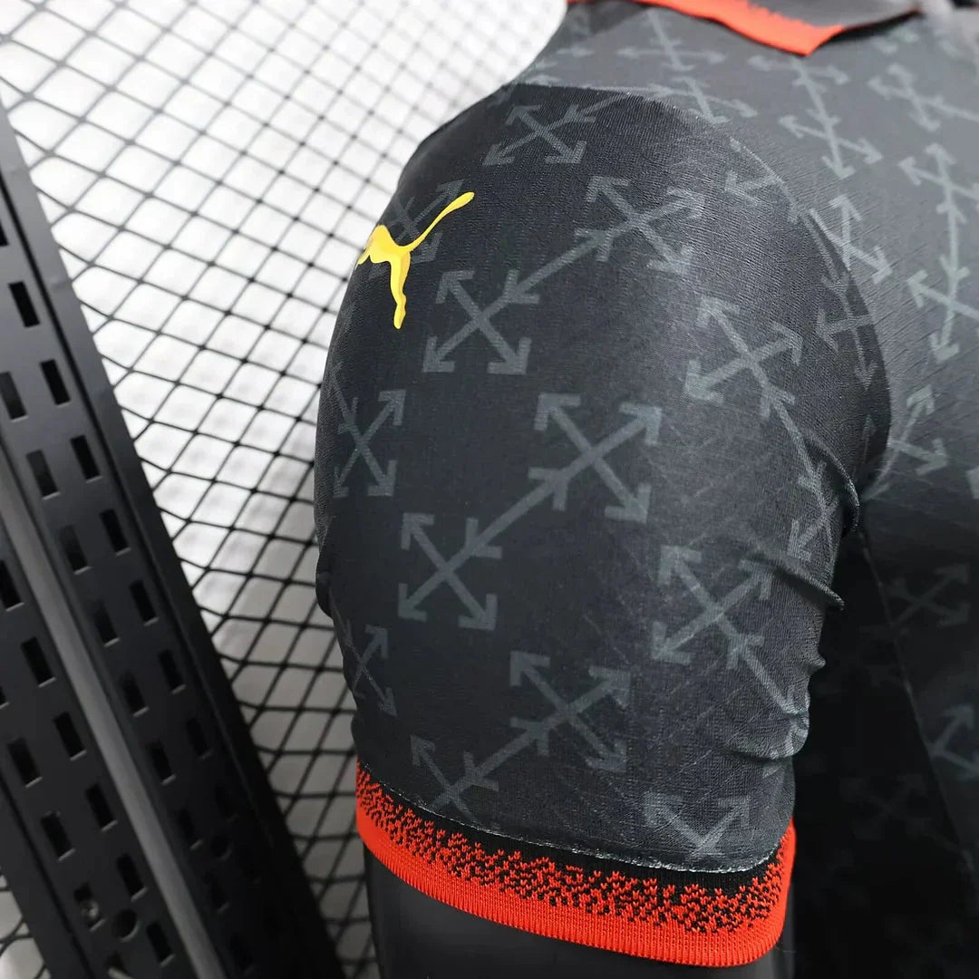 2024/2025 Player Version AC Milan x OFF-WHITE Football Shirt