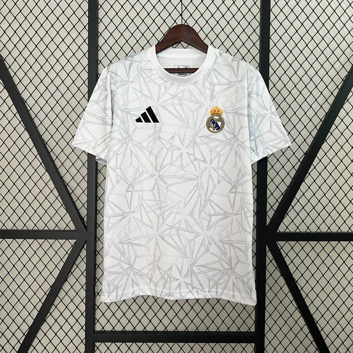 Real Madrid Pre-Match Training Kit Fan Version Football Jersey