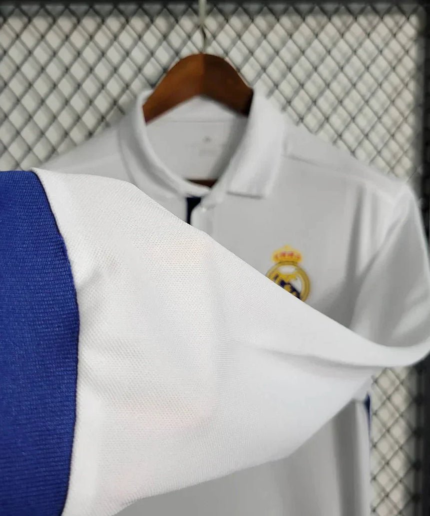 2016/2017 Retro Long Sleeve Real Madrid Home Football Shirt 1:1 Thai Quality