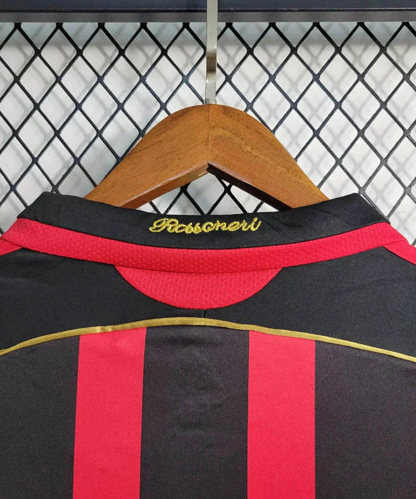 2006/2007 Retro Long Sleeve AC Milan Home Football Shirt 1:1 Thai Quality