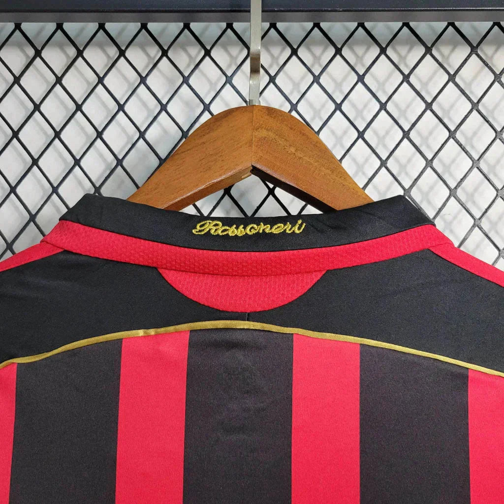2006/2007 Retro Long Sleeve AC Milan Home Football Shirt 1:1 Thai Quality