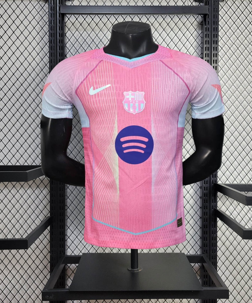 2025/2026 Player Version FC Barcelona Pink Special Edition Football Shirt