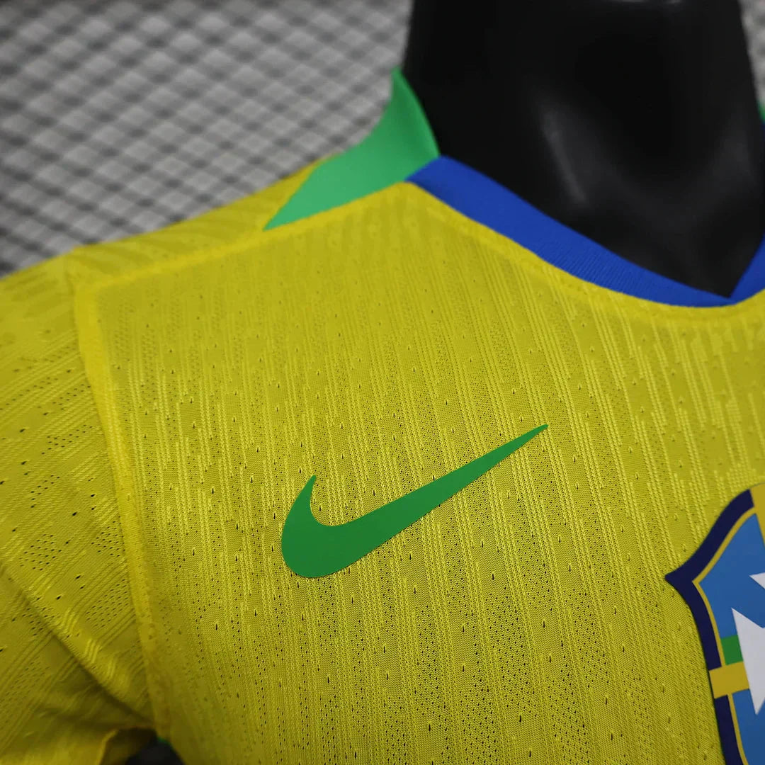 2025 Brazil Home Soccer Jersey - Player Version