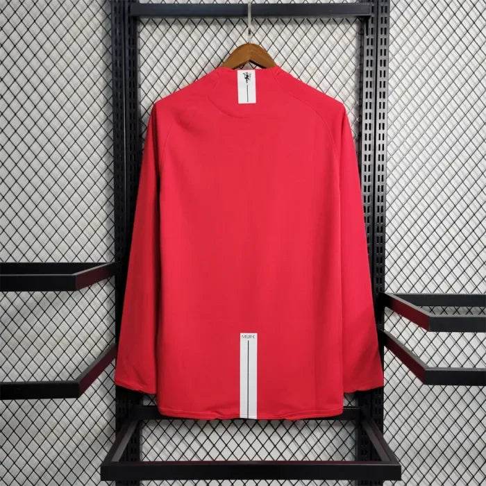 Manchester United 2007-08 Home Full Sleeve | Retro Jersey - Jerso