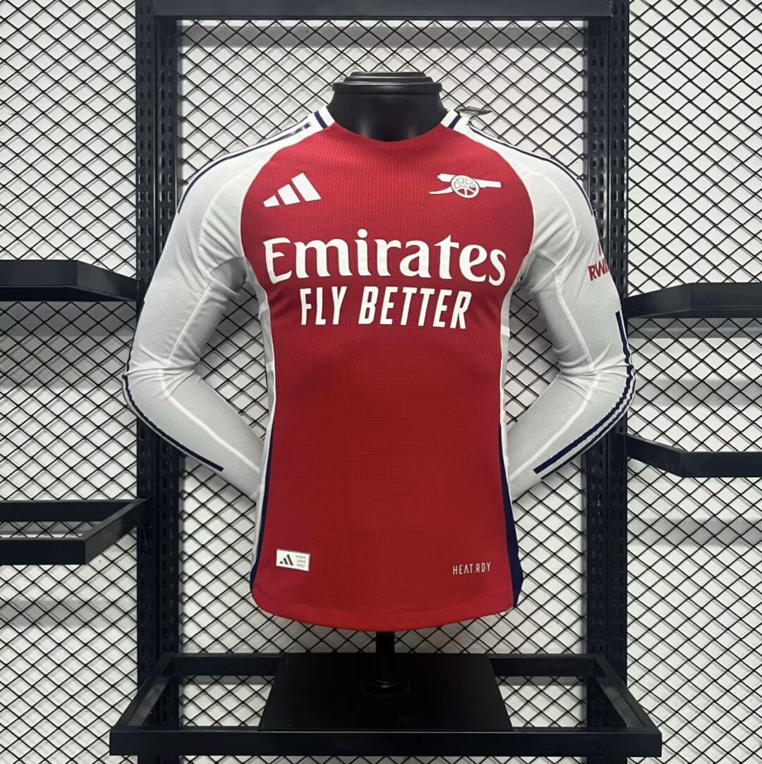 Arsenal 24/25 Home Kit Player Version Full Sleeve Football Jersey