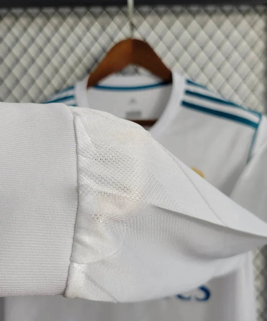 2017/2018 Retro Long Sleeve Real Madrid Home