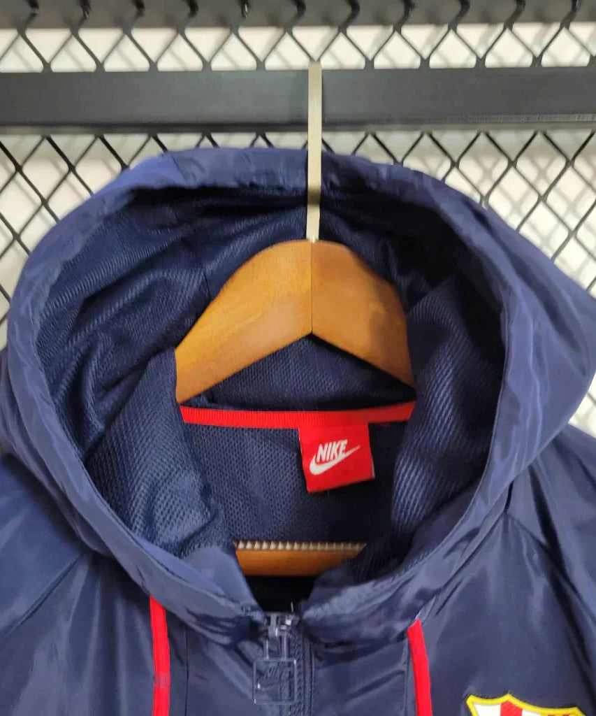 2023/2024 Barcelona Windbreaker Blue Jersey