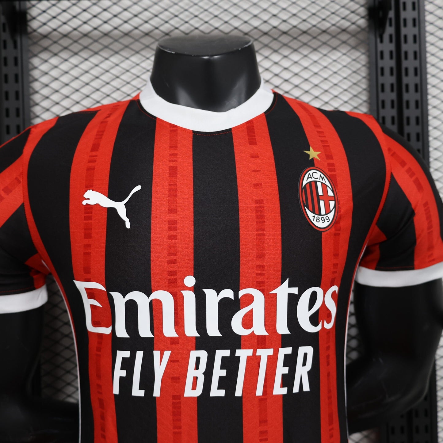 AC Milan Home Jersey - Player Version Football Jersey