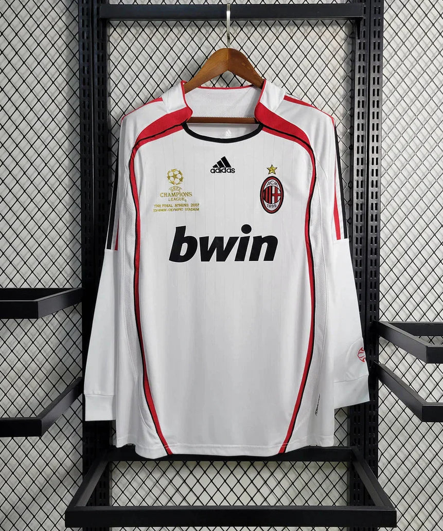 2006/2007 Retro Long Sleeve AC Milan Away Football Shirt 1:1 Thai Quality