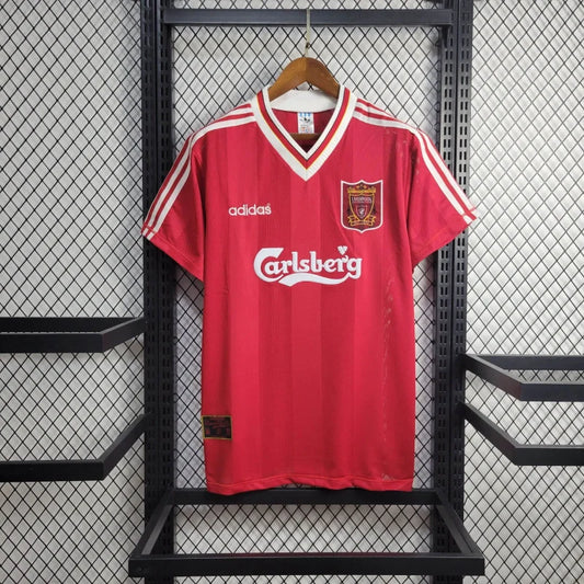 Liverpool 95/96 Third Kit - Retro Half Sleeve Football Jersey