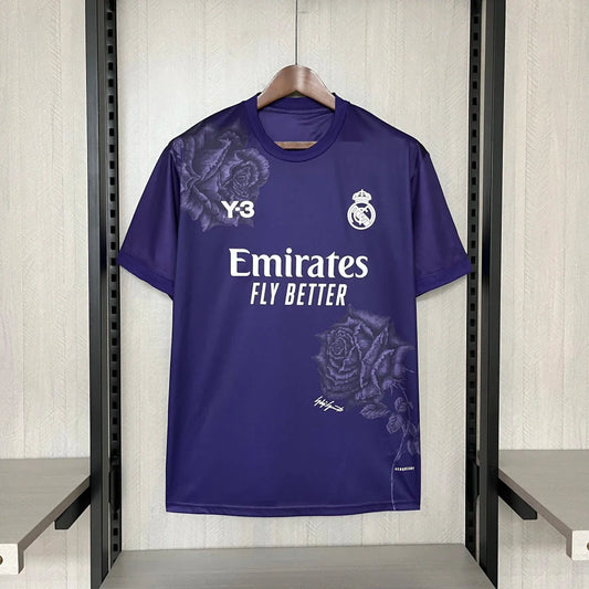 Real Madrid Y-3 Purple Fan Version Football Jersey