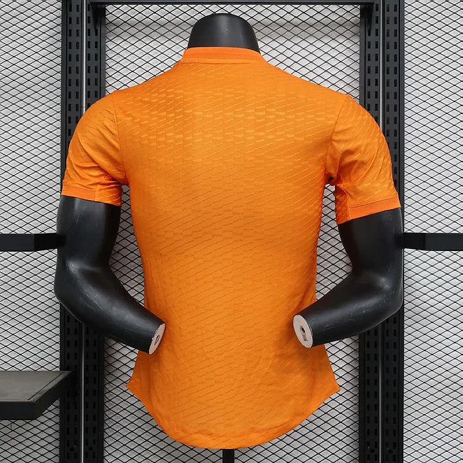 Real Madrid Y-3 Edition Orange Player Version Football Jersey