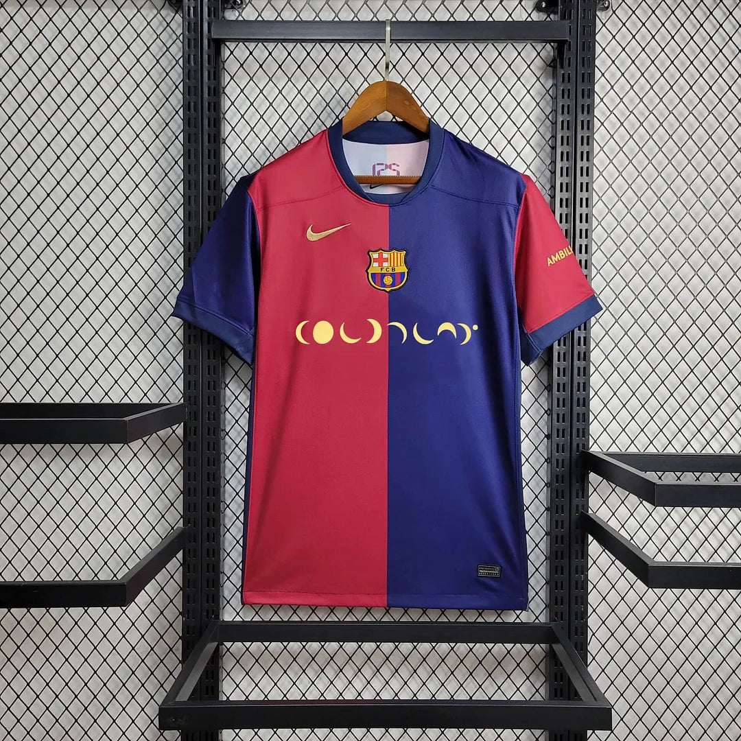 FC Barcelona 24/25 Coldplay Home kit Fan Version Football Jersey