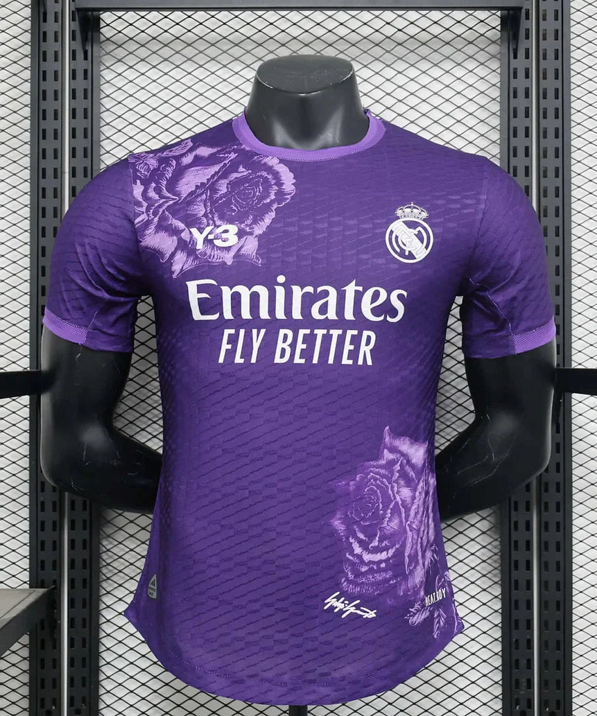 2023/2024 Real Madrid Y-3 Special Edition Purple Football Shirt - Player Version