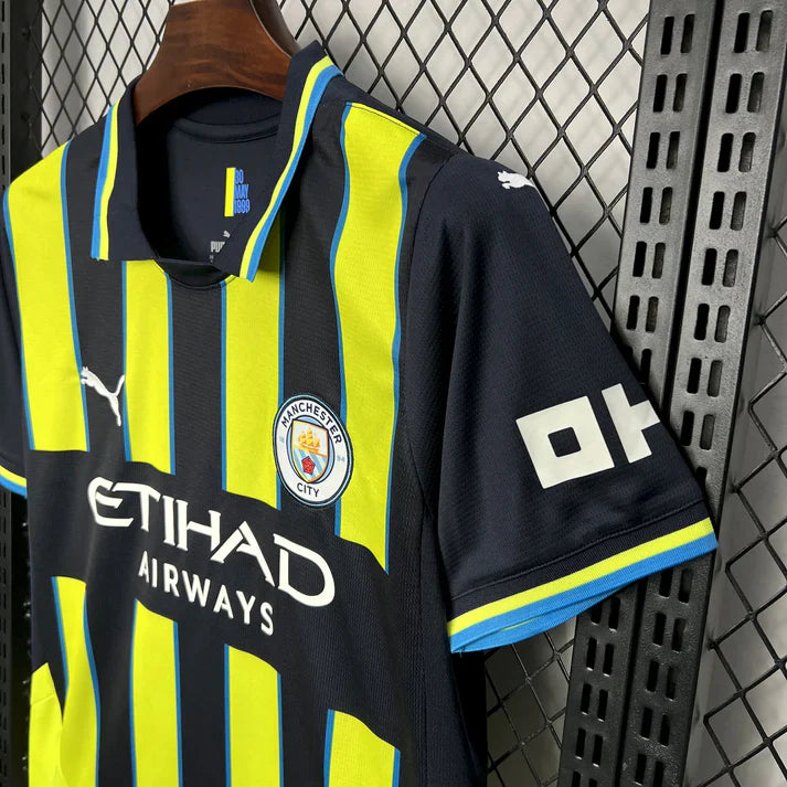 Manchester City Away Kit 24/25 Fan Version Football Jersey