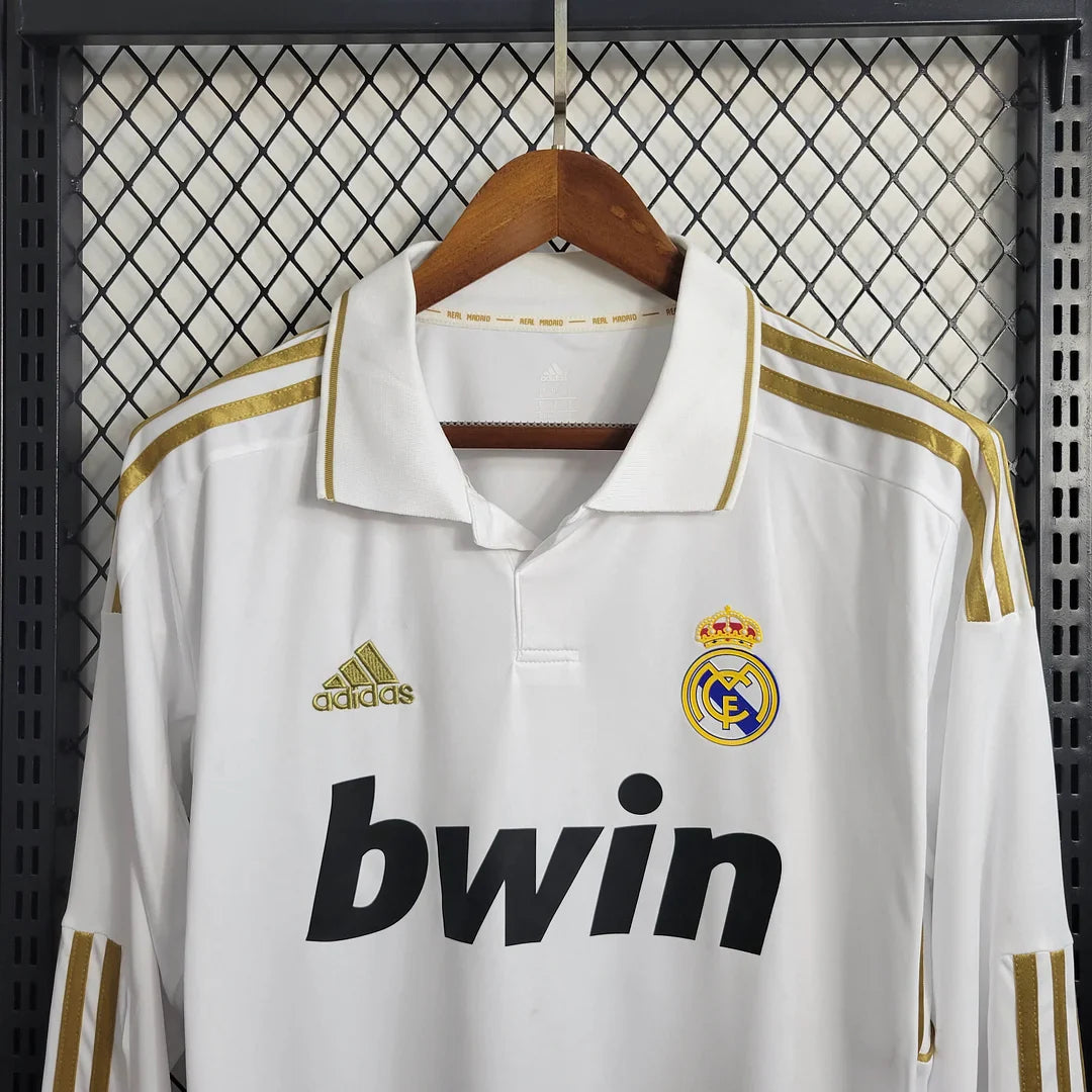 Real Madrid 11/12 Home Jersey - Retro Full Sleeve Football Jersey