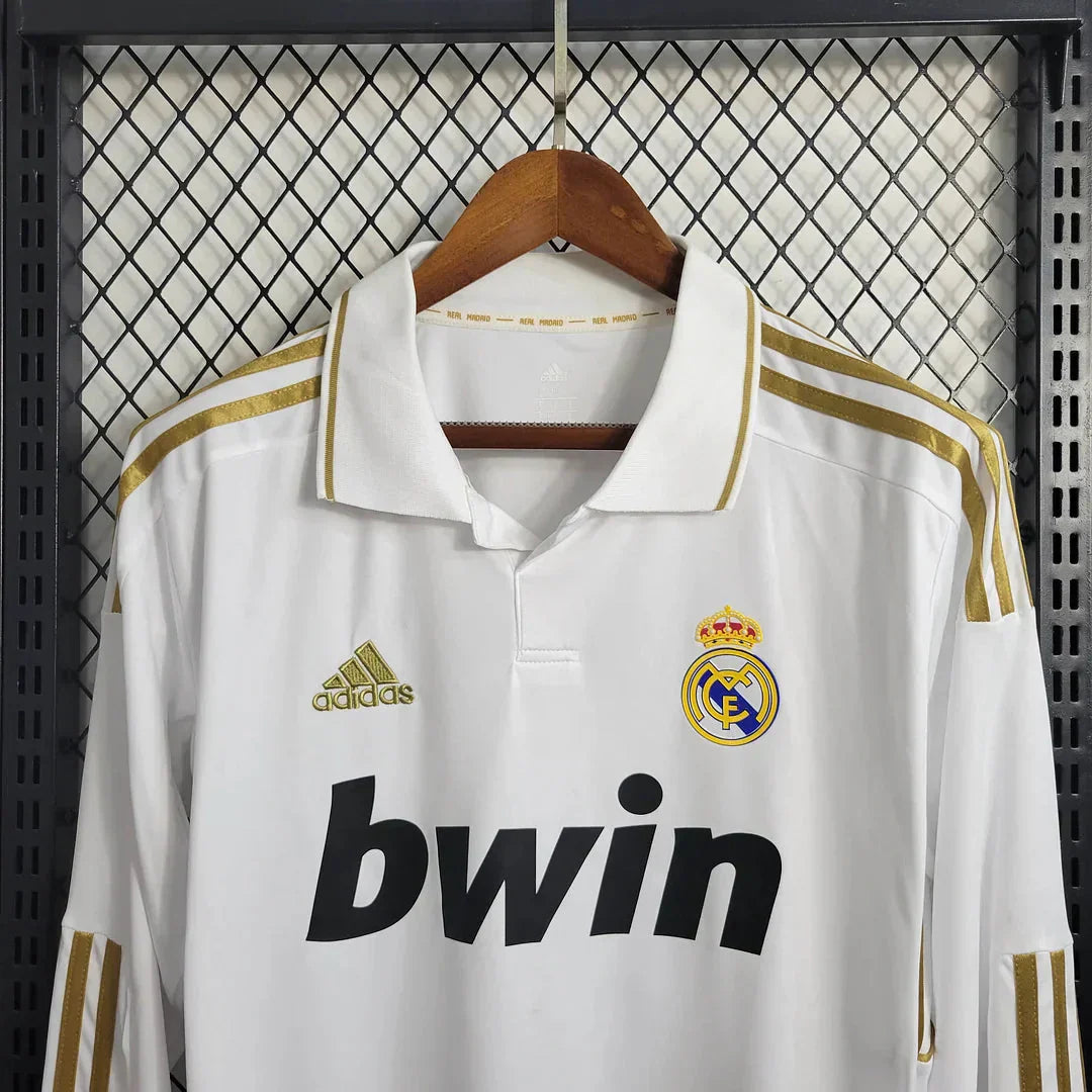 2011/2012 Retro Long Sleeve Real Madrid Home