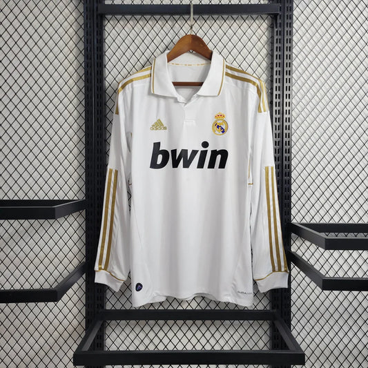 Real Madrid 11/12 Home Jersey - Retro Full Sleeve Football Jersey