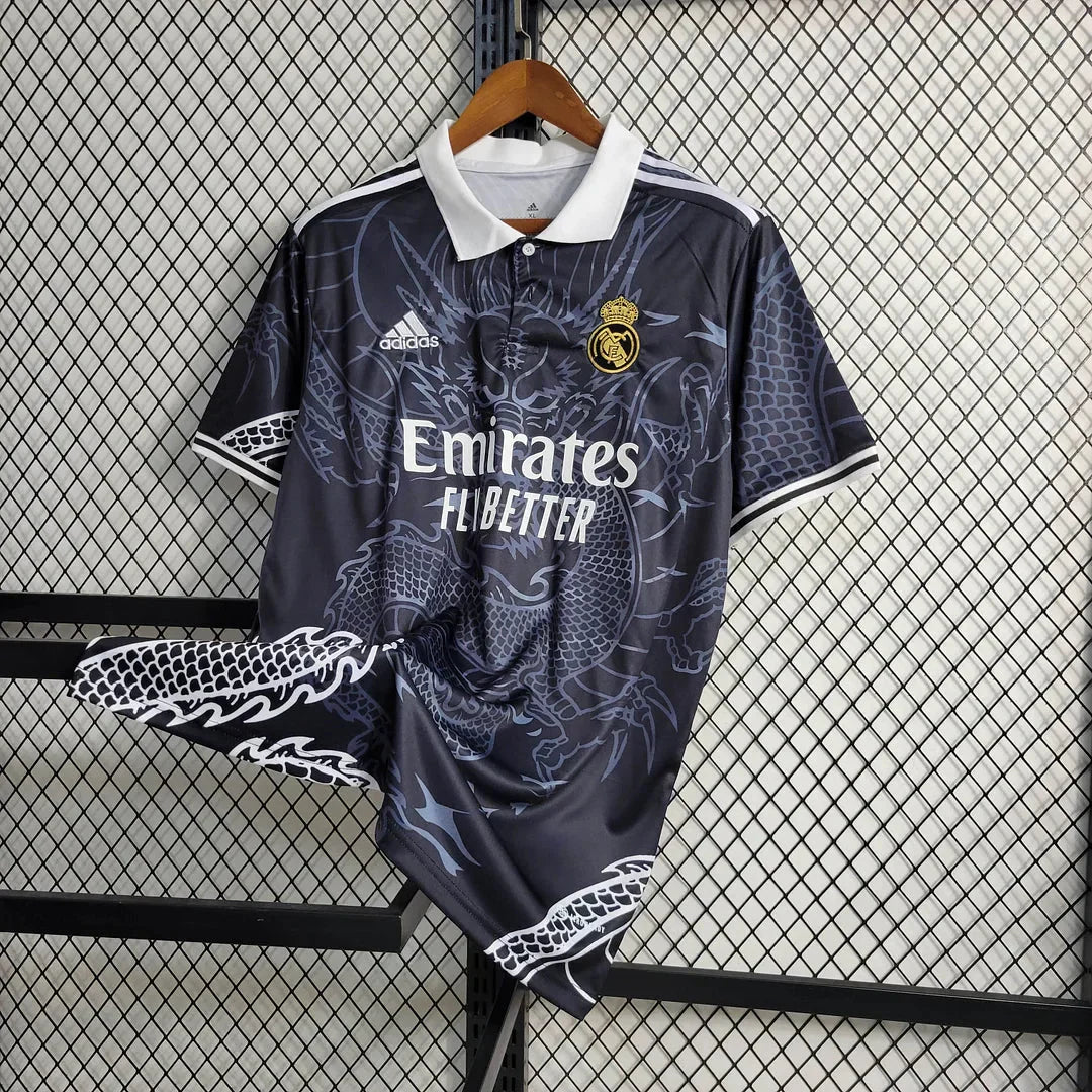 2023/2024 Real Madrid Chinese Dragon Black Football Shirt