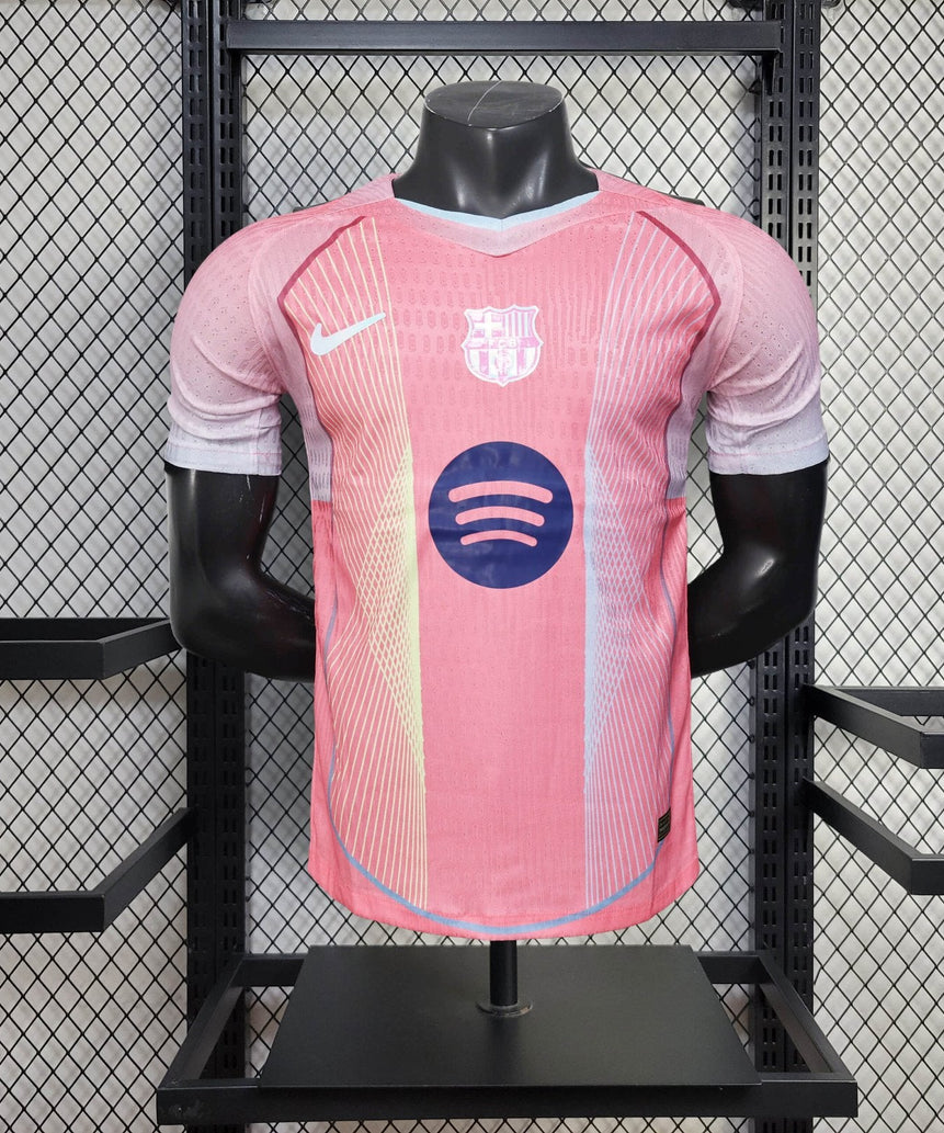 2025/2026 Player Version FC Barcelona Pink Special Edition Football Shirt