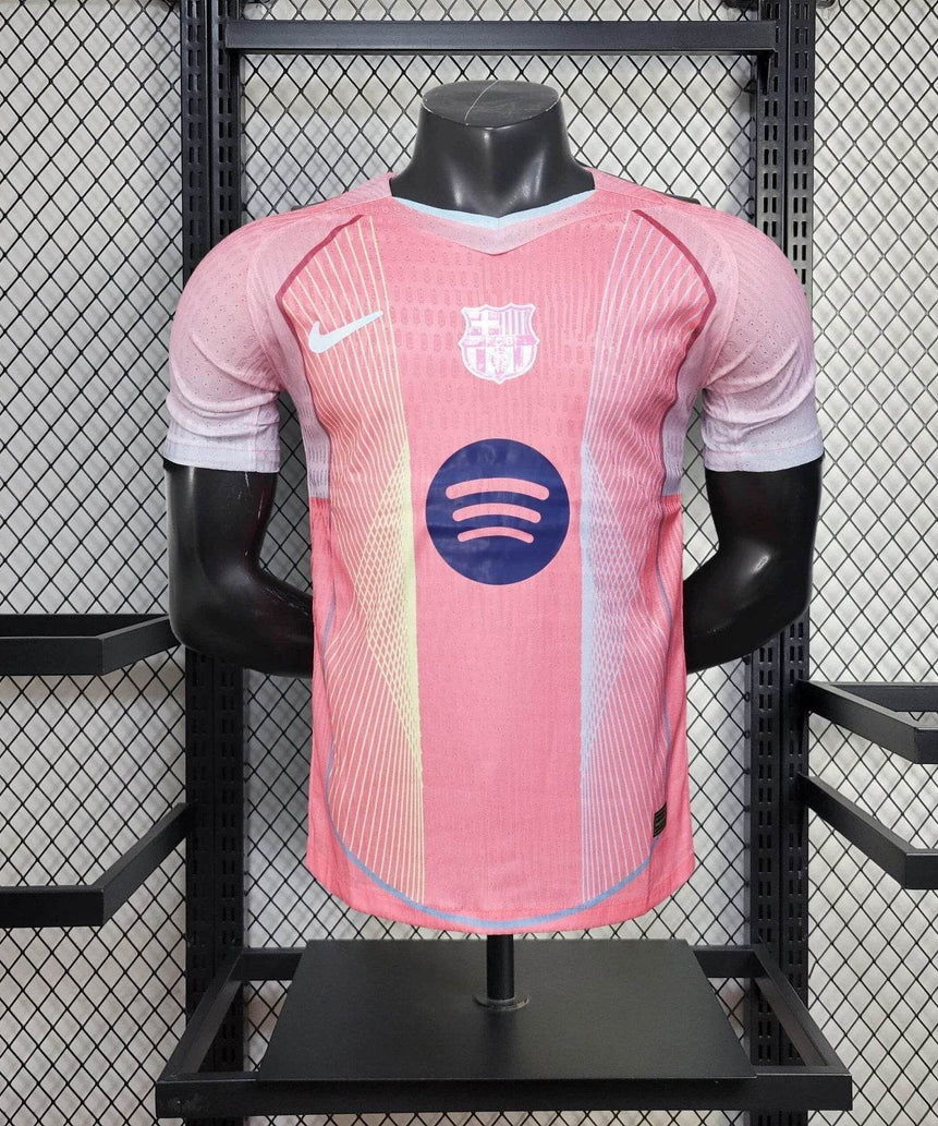 2025/2026 Player Version FC Barcelona Pink Special Edition Football Shirt - Jerso