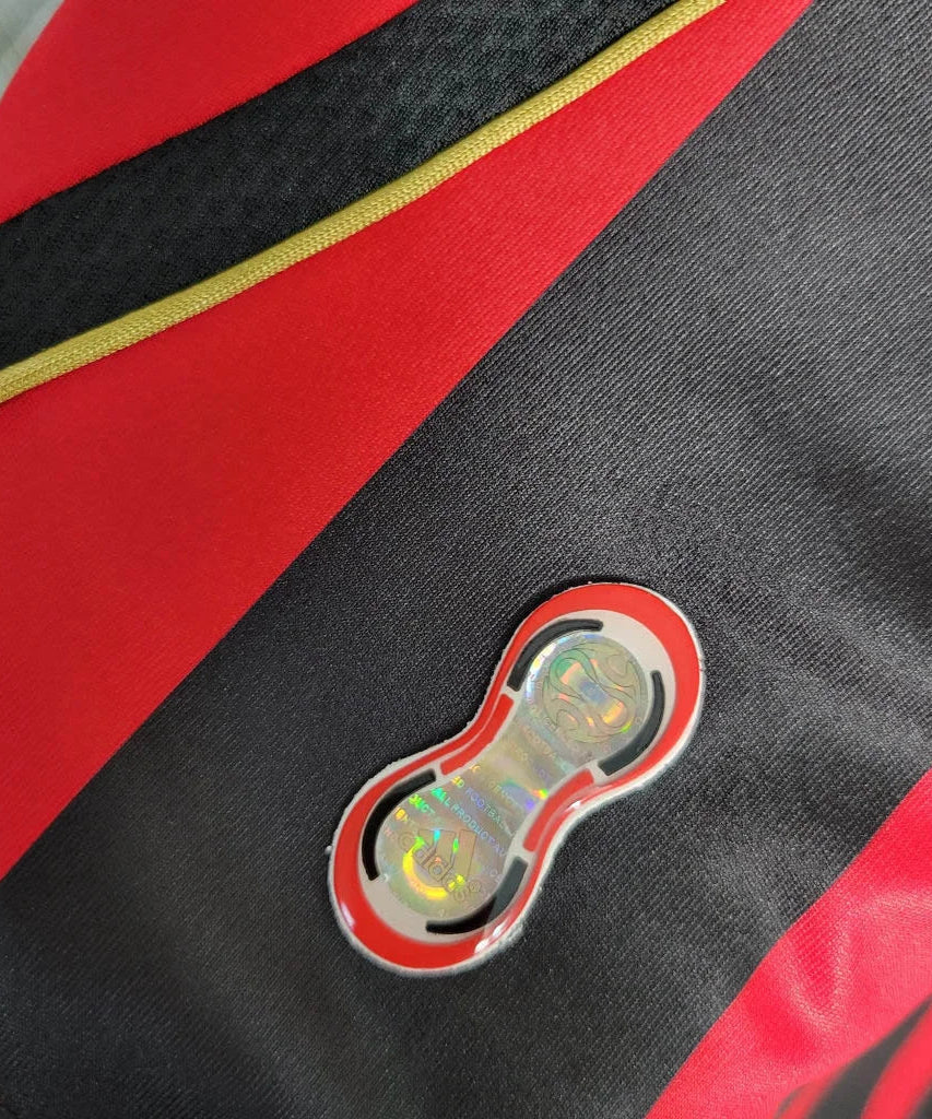 2006/2007 Retro Long Sleeve AC Milan Home Football Shirt 1:1 Thai Quality