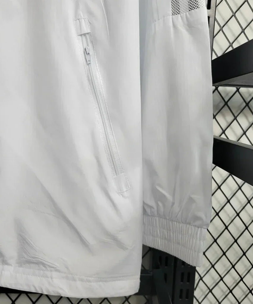 Real Madrid 23/24 Men's Adidas Windbreaker Jacket - White