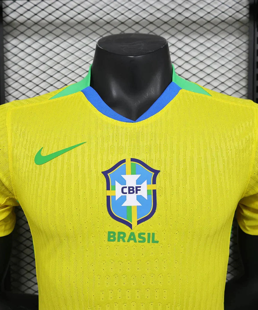 2025 Brazil Home Soccer Jersey - Player Version