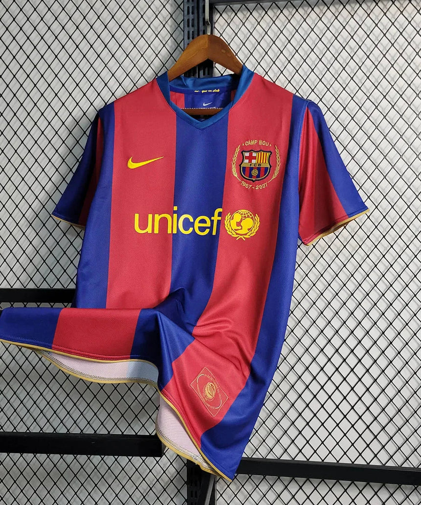 2007/2008 Retro Barcelona Home Football Shirt 1:1 Thai Quality