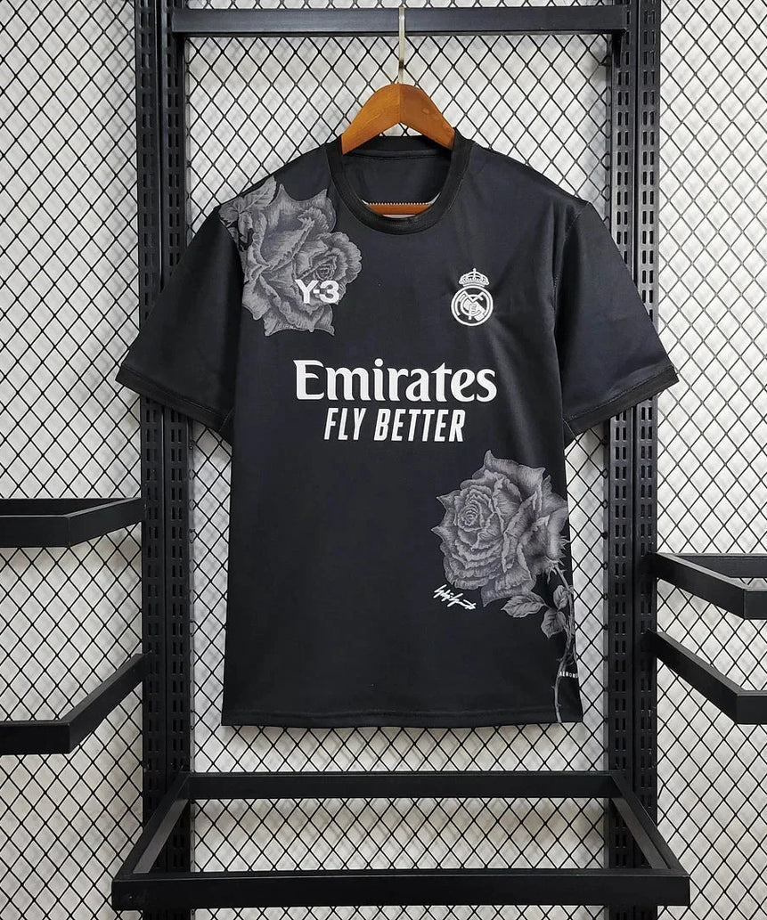 2024/2025 Real Madrid Y-3 Special Edition Black Football Shirt