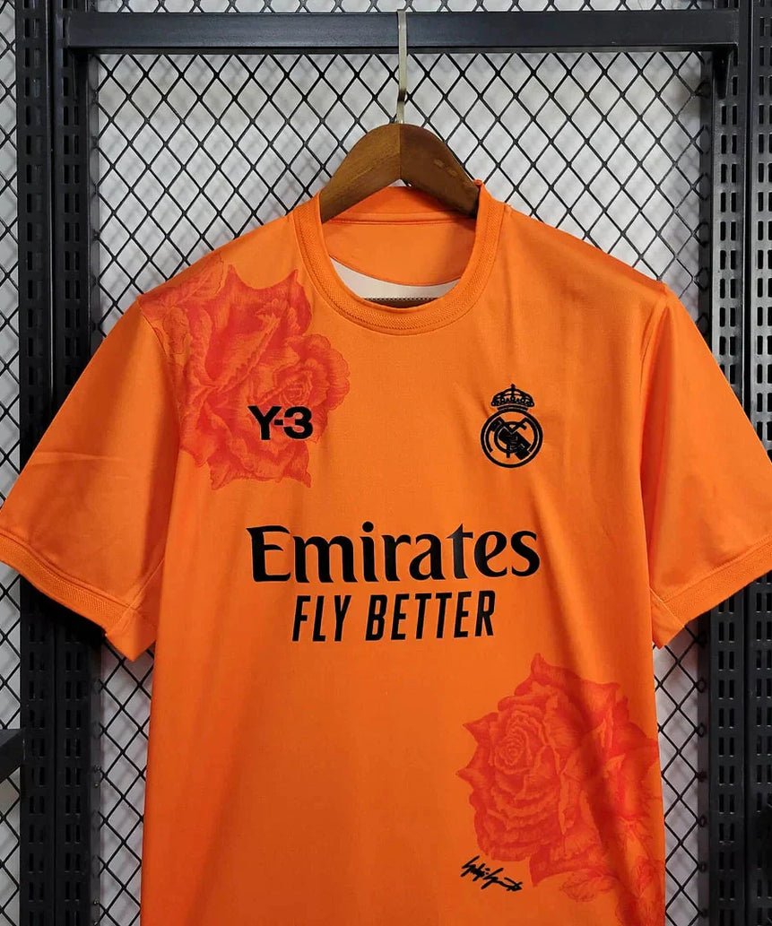2024/2025 Real Madrid Y-3 Special Edition Orange Football Shirt
